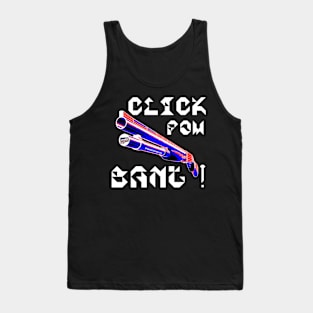 Click Pow Bang Punchado Shotgun, v. White Text Tank Top